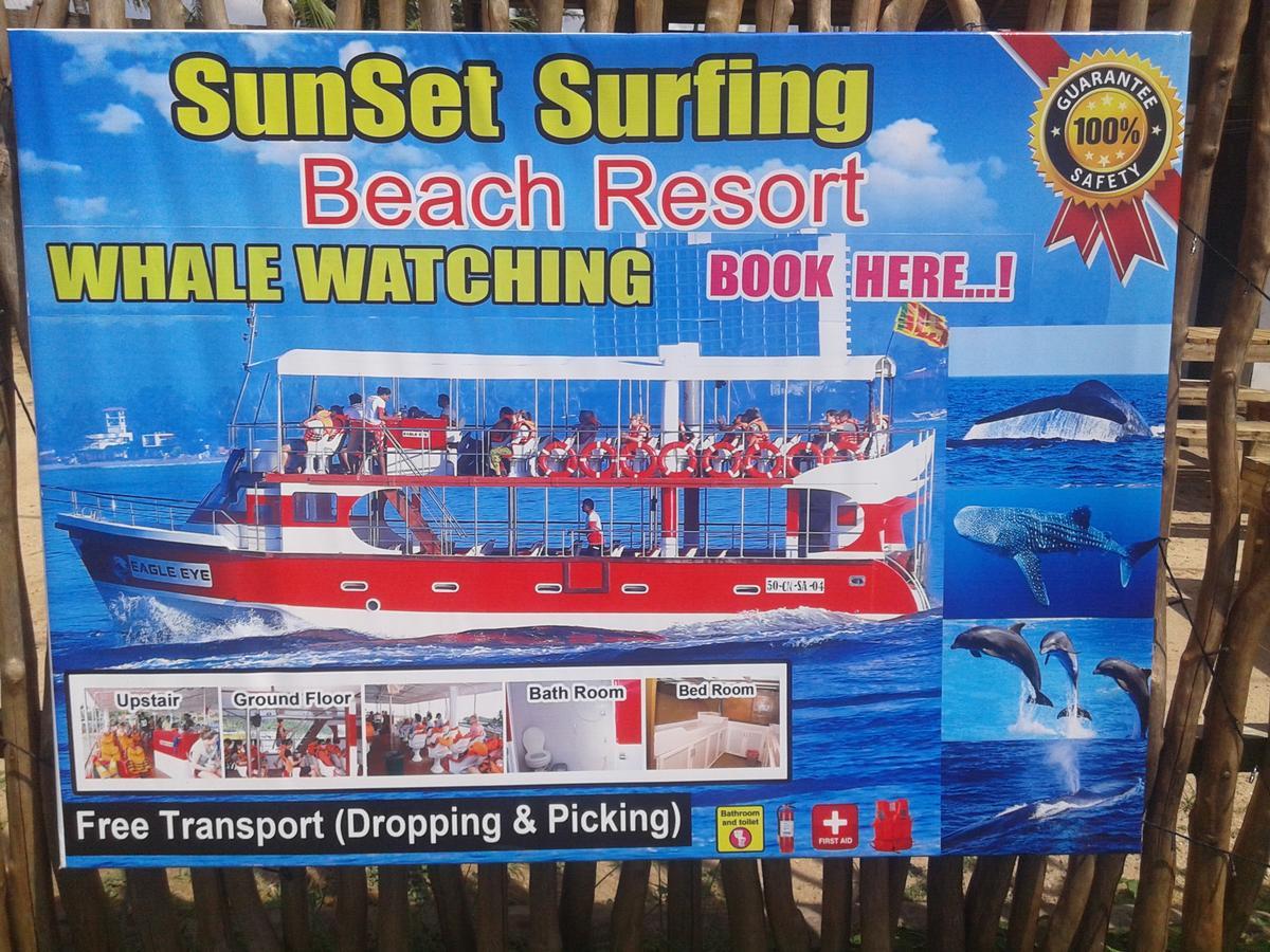 Sunset Surfing Beach Resort Matara Dış mekan fotoğraf